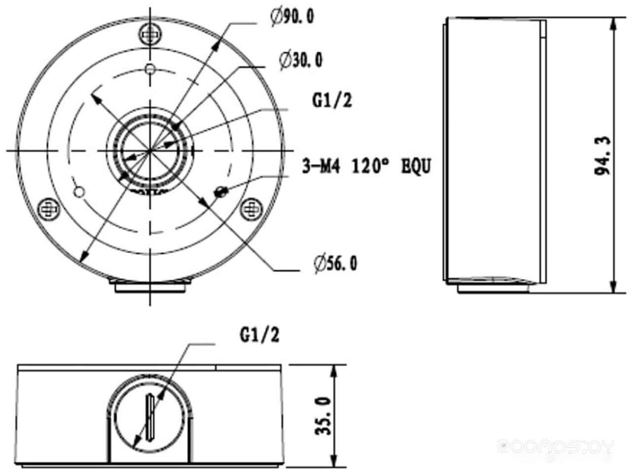 Кронштейн Dahua DH-PFA134 Кронштейн Dahua DH-PFA134