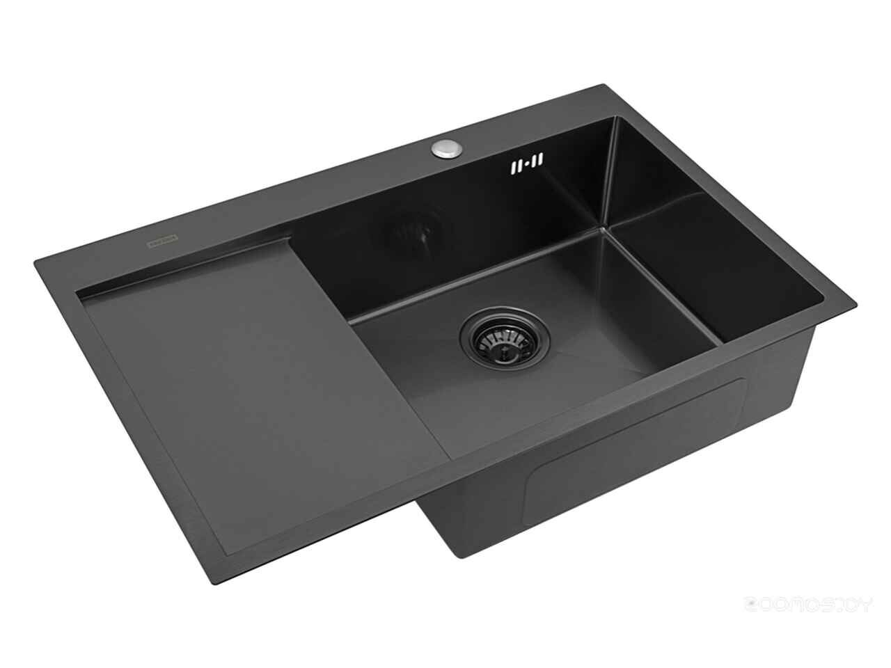 Кухонная мойка ARFEKA ECO AR 780*500 R BLACK PVD NANO Кухонная мойка ARFEKA ECO AR 780*500 R BLACK PVD NANO