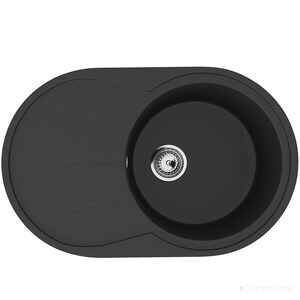 Кухонная мойка Ulgran U-503 344 (УЛЬТРА-ЧЕРНЫЙ)