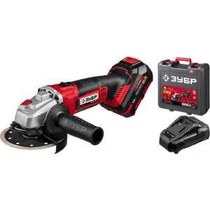 Угловая шлифмашина ЗУБР УШМ-18-125-41 (с АКБ, кейс) Угловая шлифмашина ЗУБР УШМ-18-125-41 (с АКБ, кейс)