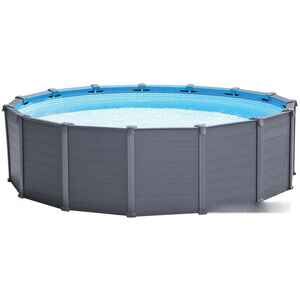 Каркасный бассейн INTEX Graphite Gray Panel 26384 (478х124) Каркасный бассейн INTEX Graphite Gray Panel 26384 (478х124)