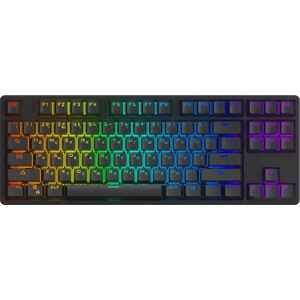 Клавиатура Akko 5087S Black Shine-Through (Akko Cream Yellow V3)