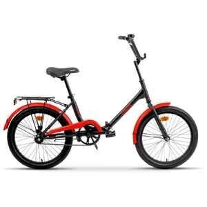 Велосипед Aist Smart 20 1.1 (черный/красный, 2025)