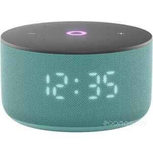 Умная колонка Яндекс Станция Мини 3 с часами (бирюзовый)