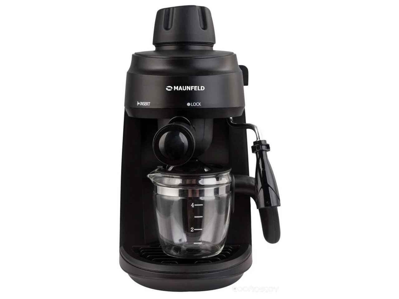 Кофеварка рожковая Maunfeld MF-733BK Кофеварка рожковая Maunfeld MF-733BK
