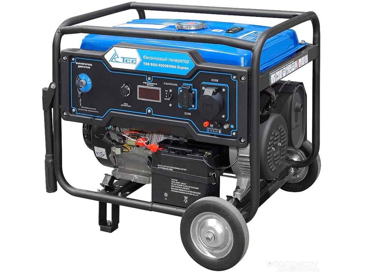 Бензиновый генератор ТСС SGG 6000EHNA Duplex Бензиновый генератор ТСС SGG 6000EHNA Duplex