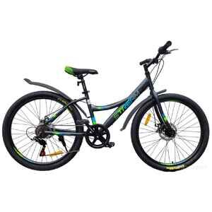 Велосипед Stream Travel 24 (13, серый/зеленый)