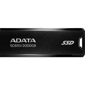 Внешний накопитель A-Data SC610 2TB SC610-2000G-CBK/RD Внешний накопитель A-Data SC610 2TB SC610-2000G-CBK/RD