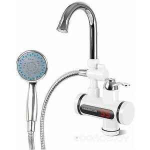 Проточный электрический водонагреватель кран+душ Homestar HS-0113D