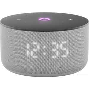 Умная колонка Яндекс Станция Мини 3 с часами (серый)