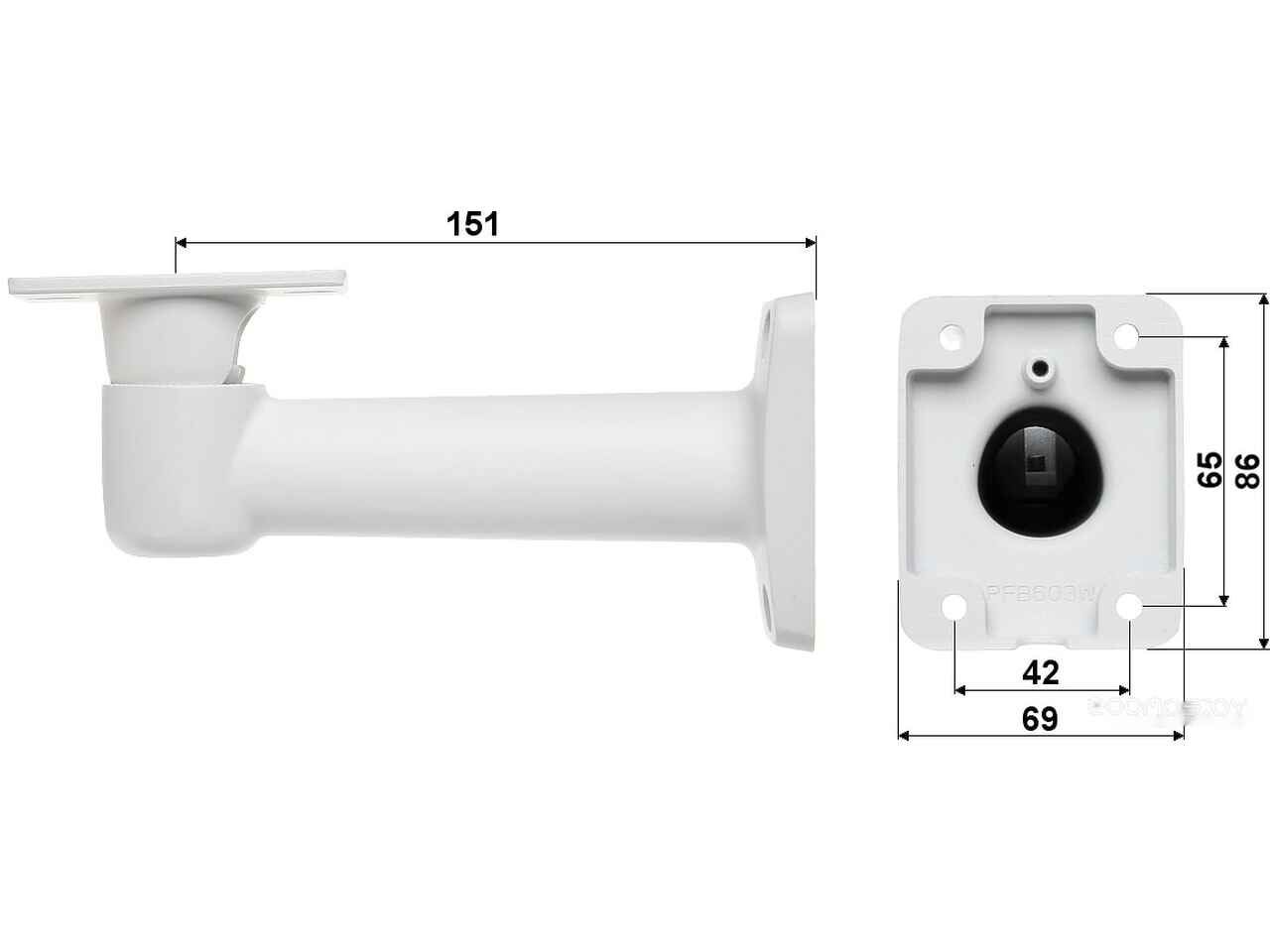 Кронштейн Dahua DH-PFB603W Кронштейн Dahua DH-PFB603W