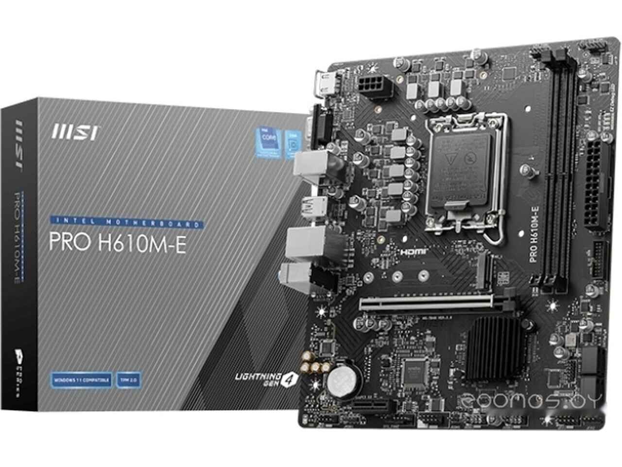 Материнская плата MSI PRO H610M-E Материнская плата MSI PRO H610M-E