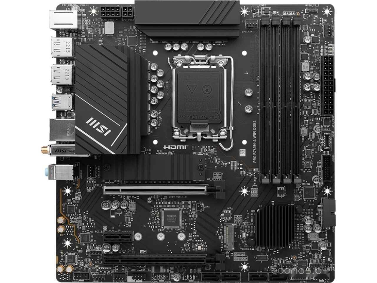 Материнская плата MSI Pro B760M-A WiFi DDR4 Материнская плата MSI Pro B760M-A WiFi DDR4