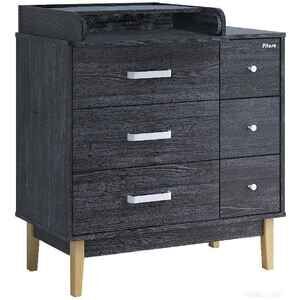 Детский комод ? Vintage Premium ЛДСП (дуб галифакс/глаз черный) Детский комод ? Vintage Premium ЛДСП (дуб галифакс/глаз черный)