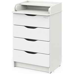 Детский комод ? Wood 604 (ПВХ белый премиум) Детский комод ? Wood 604 (ПВХ белый премиум)