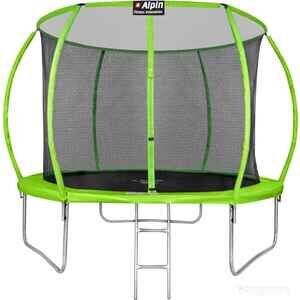 Батут Alpin Sky 12ft - 374 см с защитной сеткой и лестницей