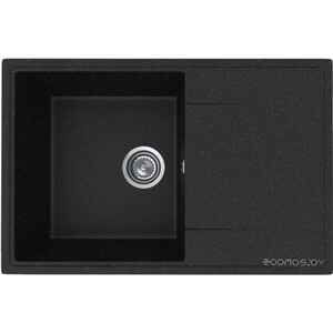 Кухонная мойка Practik PR-M 735-004 (черный оникс)