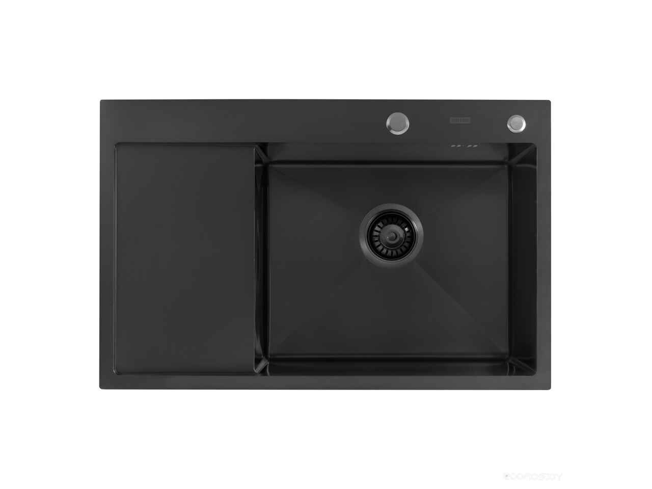 Кухонная мойка ARFEKA ECO AR 780*500 R BLACK PVD NANO Кухонная мойка ARFEKA ECO AR 780*500 R BLACK PVD NANO
