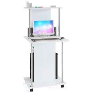 Компьютерный стол Сокол КСТ-12 (белый)