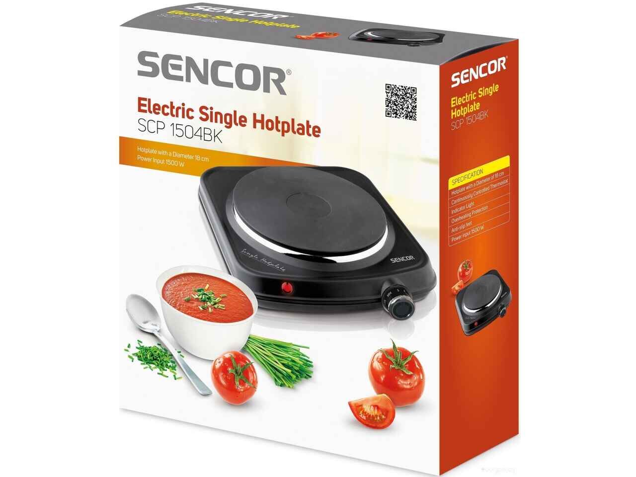Настольная плита Sencor SCP 1504BK Настольная плита Sencor SCP 1504BK
