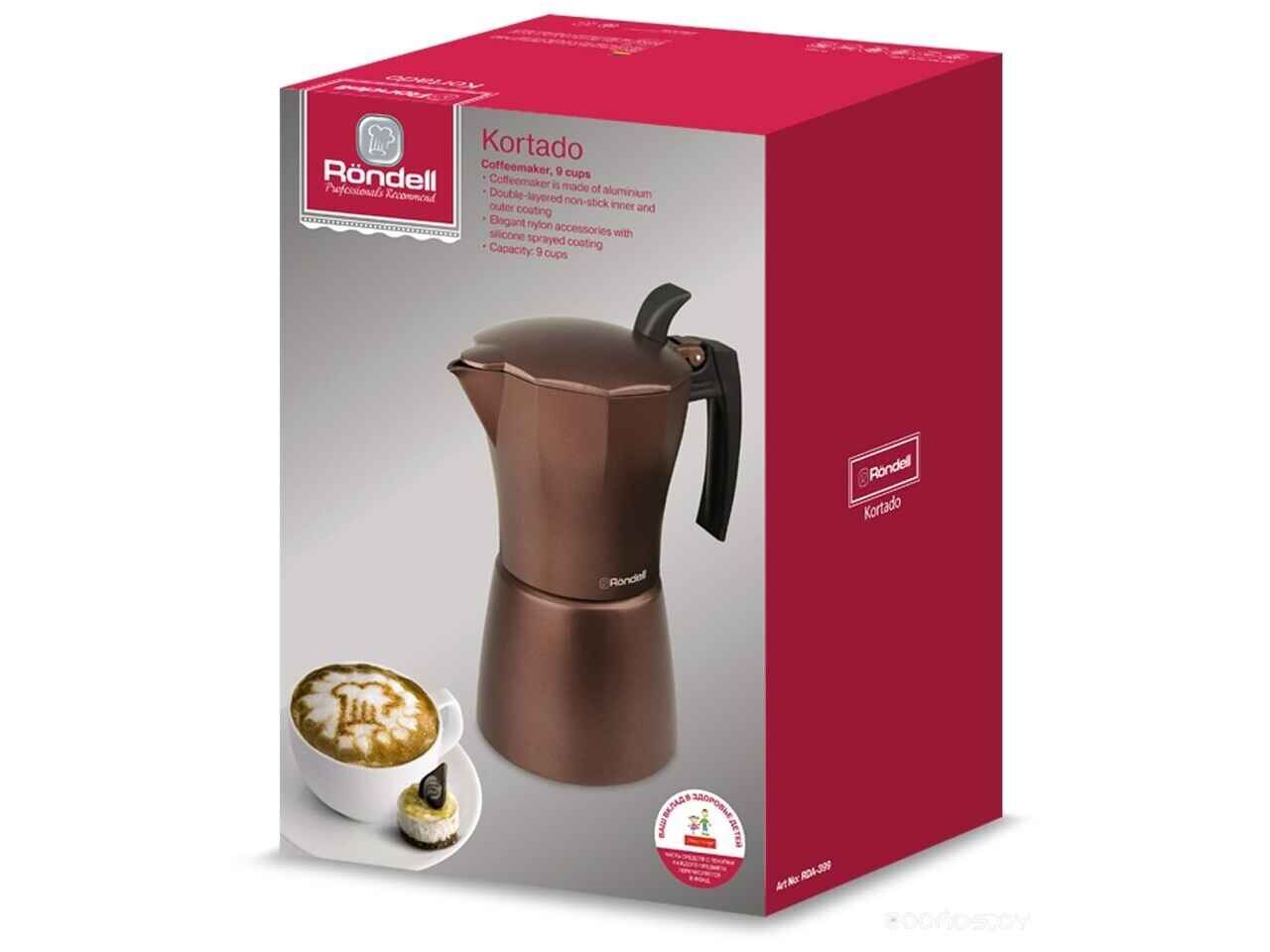 Гейзерная кофеварка Rondell Kortado RDA-399 Гейзерная кофеварка Rondell Kortado RDA-399