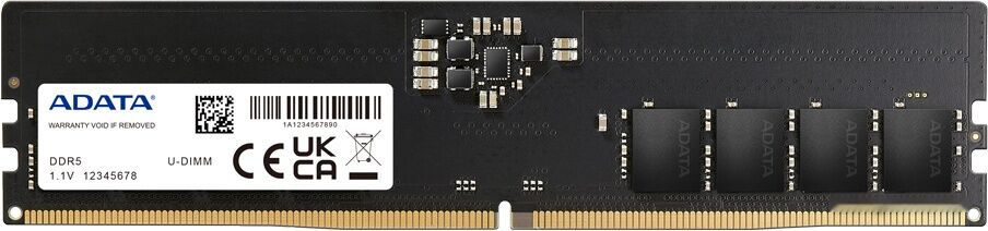Модуль памяти A-Data 32ГБ DDR5 4800 МГц AD5U480032G-S