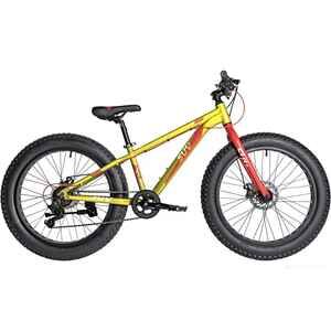 Велосипед Novatrack SUV FATBIKE D 24 (13, зеленый, 2024) 24AHD.SUV.13GN4