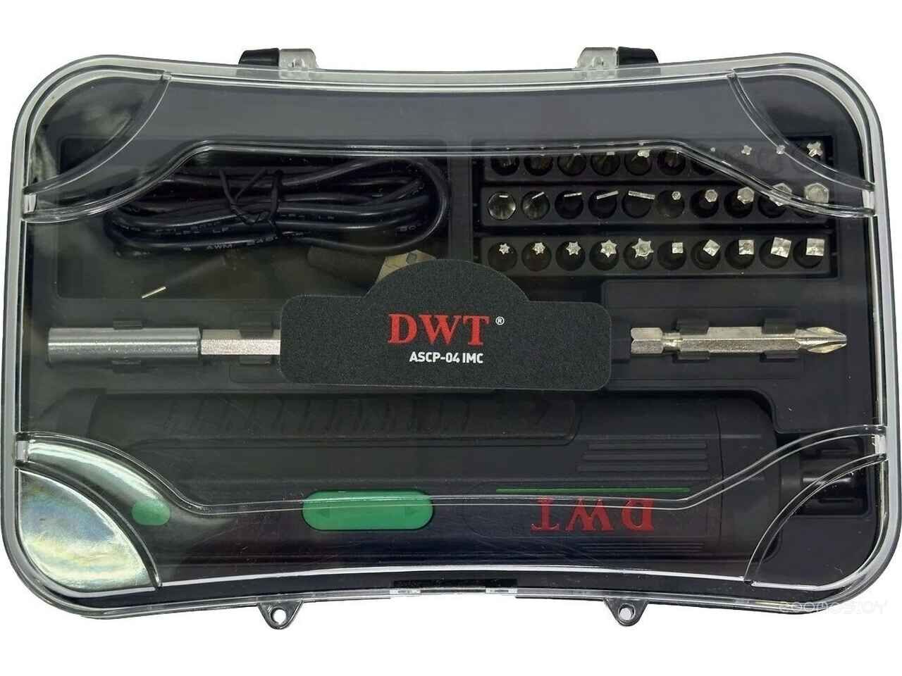 Электроотвертка DWT ASCP-04 IMC (с АКБ, кейс) Электроотвертка DWT ASCP-04 IMC (с АКБ, кейс)