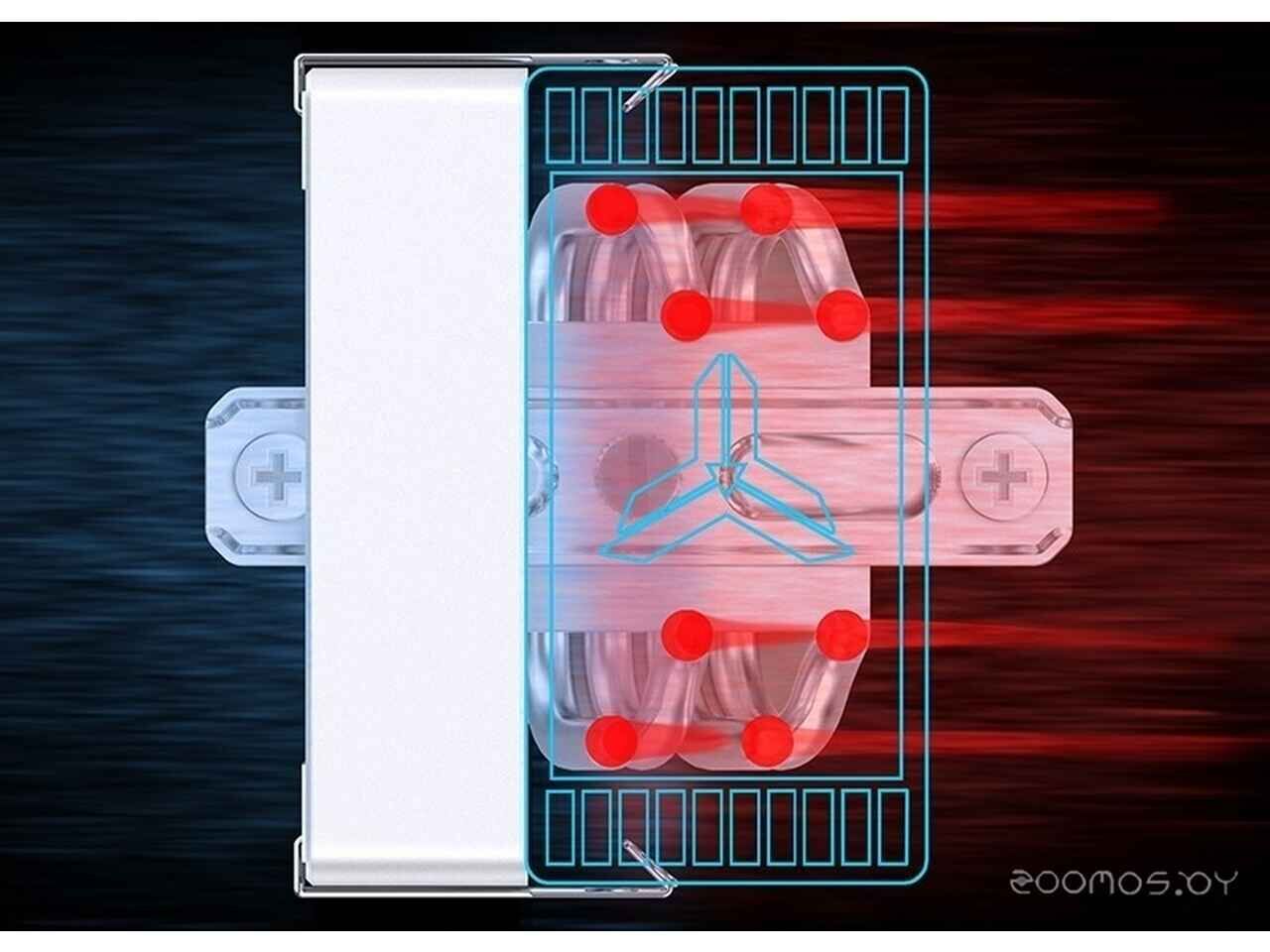 Кулер для процессора Jonsbo CR-1400 EVO Color White Кулер для процессора Jonsbo CR-1400 EVO Color White