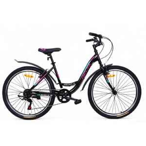 Велосипед DELTA Butterfly 24 (13, черный/бирюзовый)