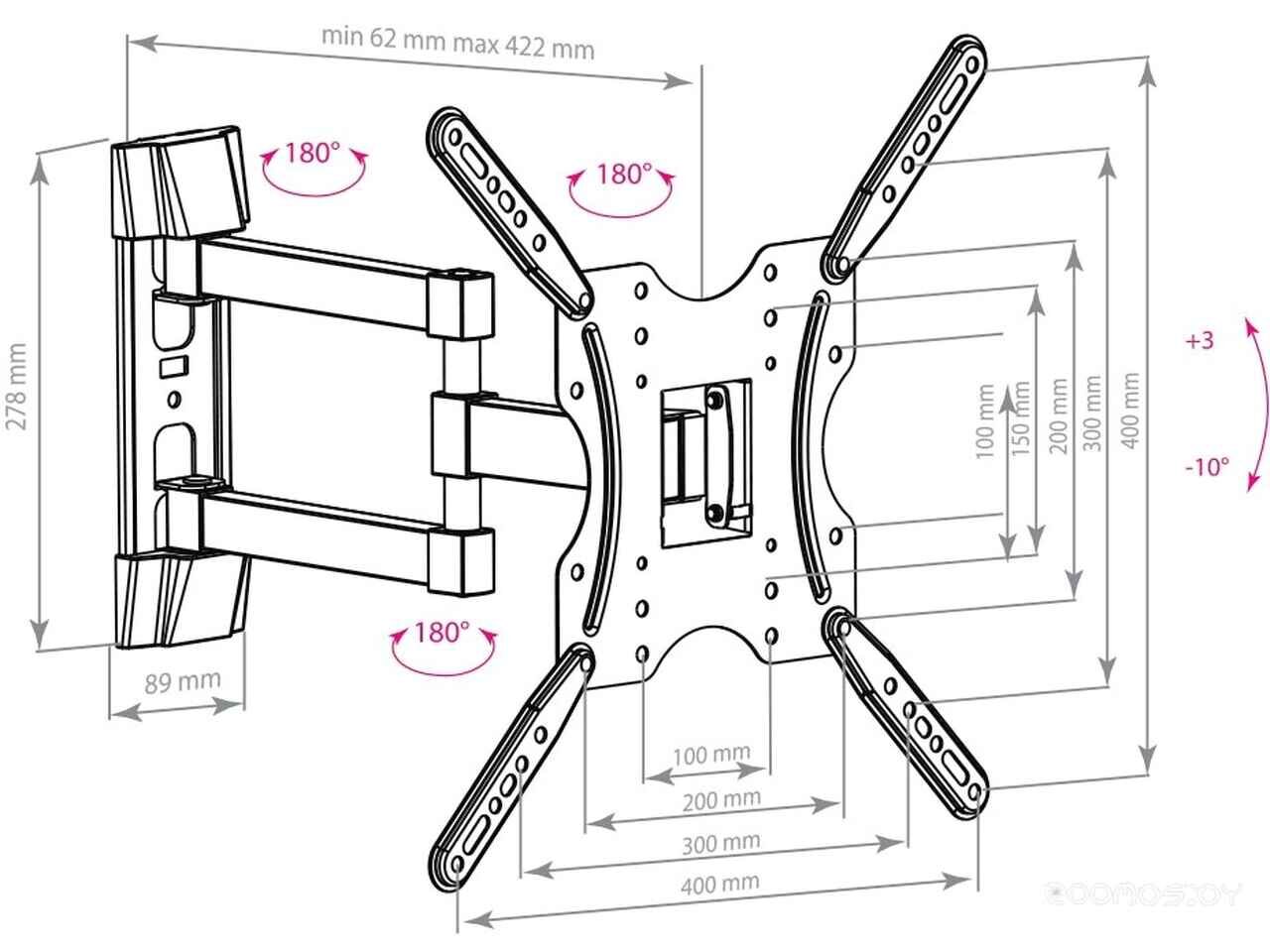 Кронштейн Arm Media LCD-404 Кронштейн Arm Media LCD-404