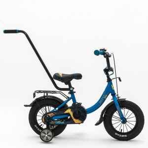 Детский велосипед Zigzag ZOO 12 (бирюзовый, с ручкой) ZG-1283