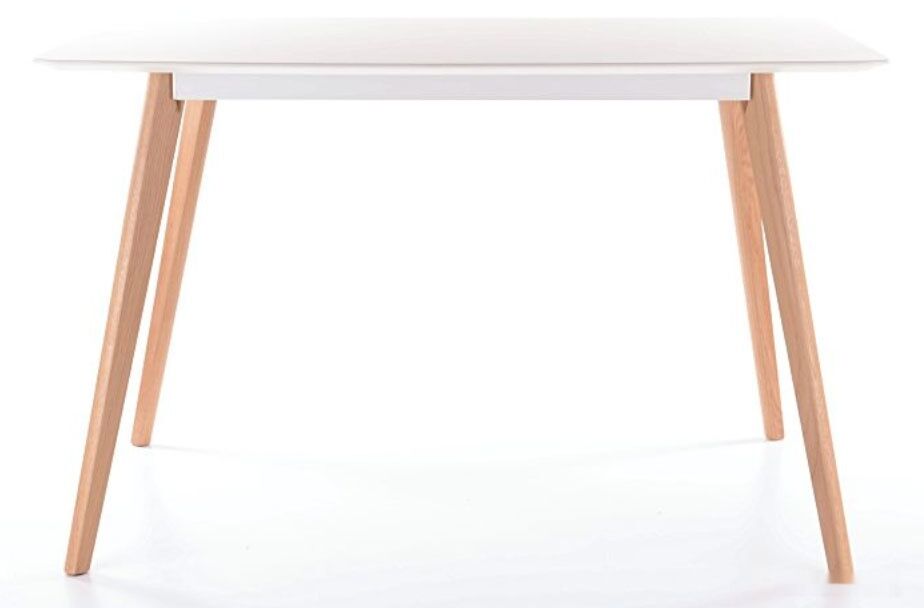 Кухонный стол Signal Milan 140x80 (белый/дуб)