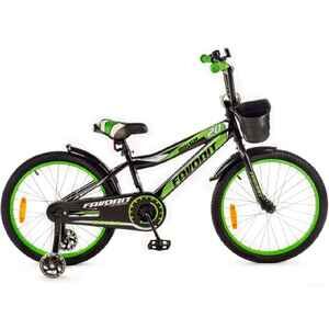 Детский велосипед Favorit Biker 20 (черный/зеленый) BIK-20GN