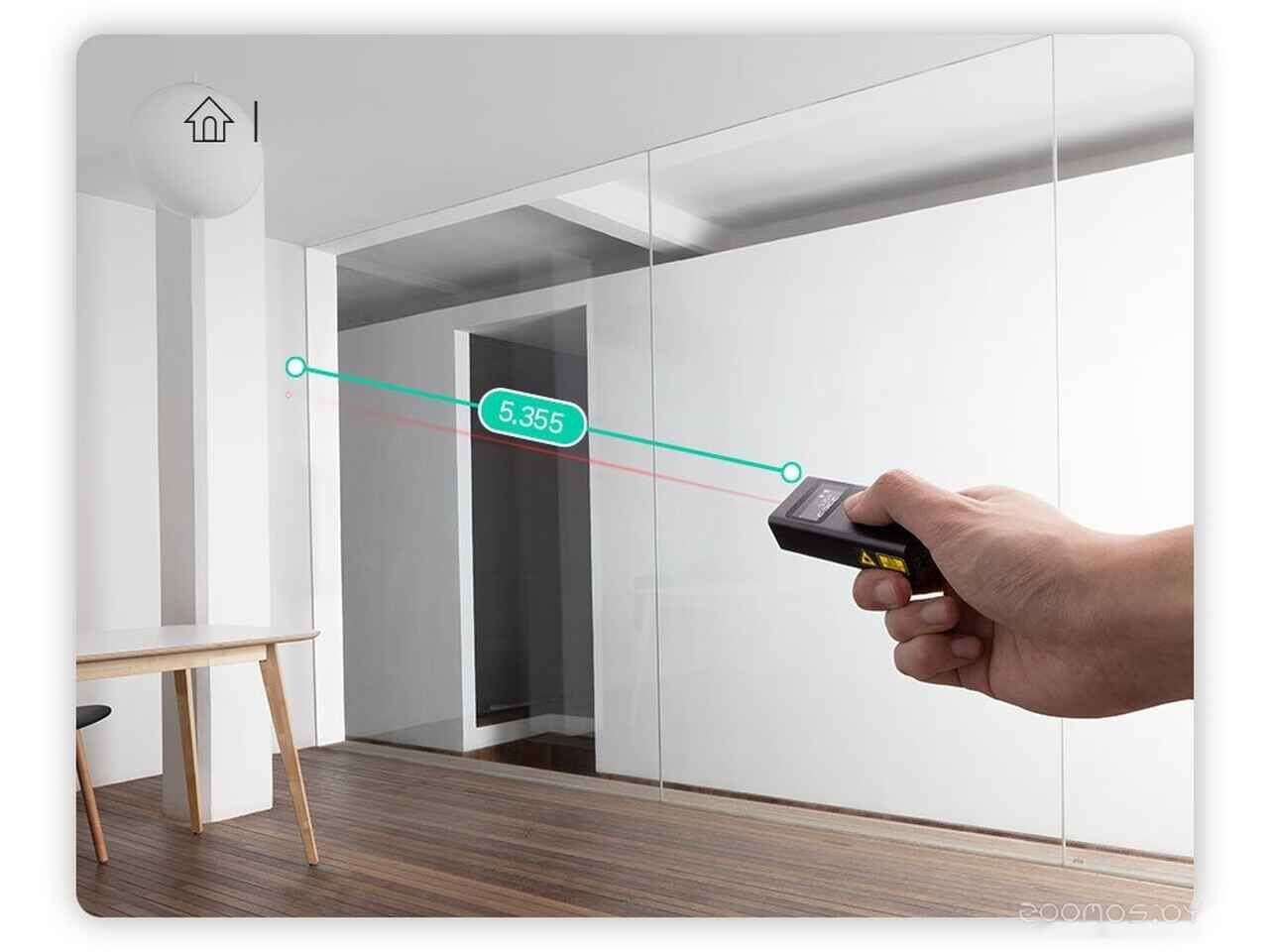 Лазерный дальномер Xiaomi Smart Laser Measure MJJGCJYD001QW Лазерный дальномер Xiaomi Smart Laser Measure MJJGCJYD001QW