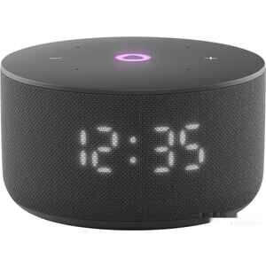 Умная колонка Яндекс Станция Мини 3 с часами (черный)