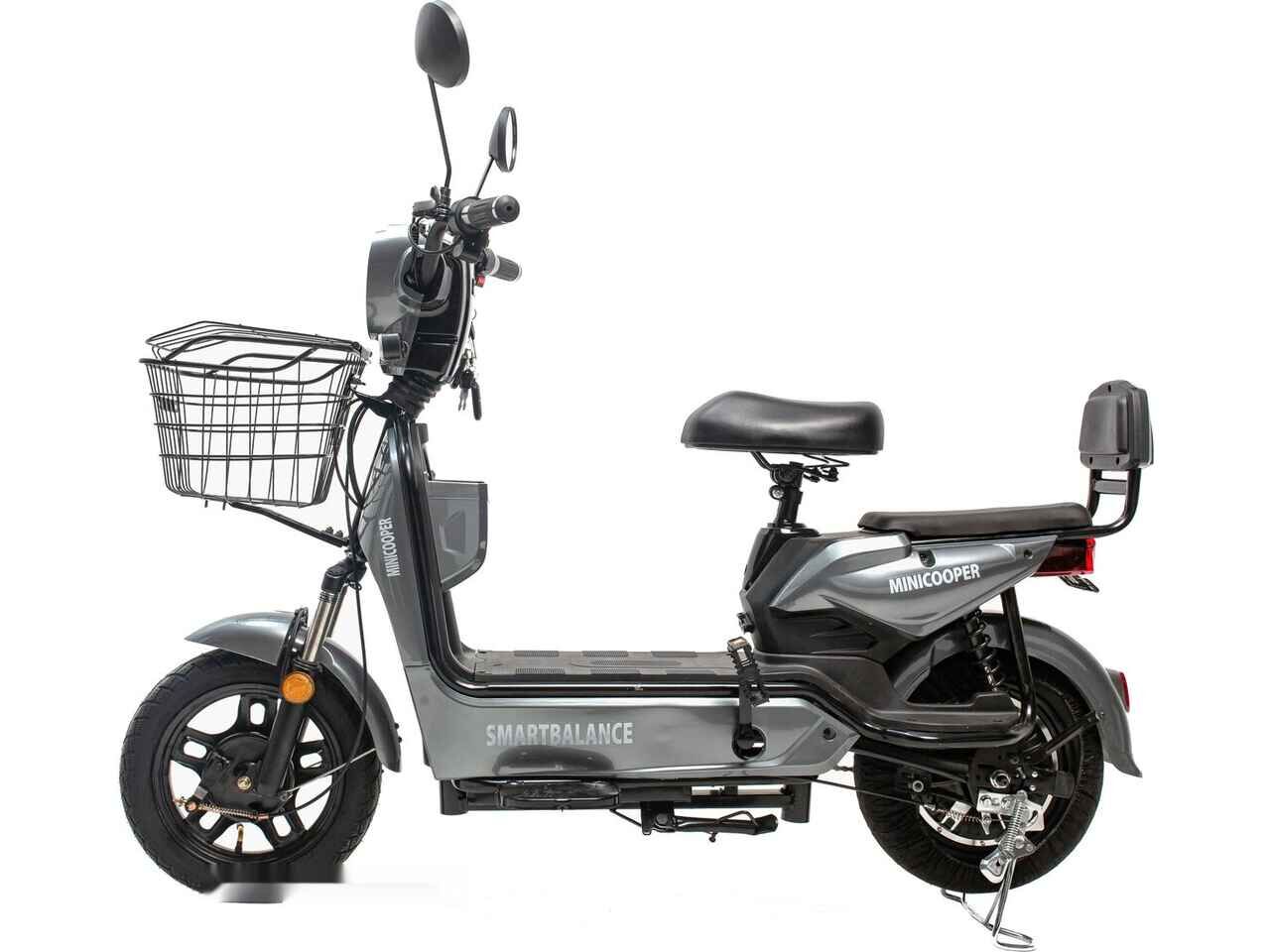 Электровелосипед Smart Balance Minicooper 2024 (серый) Электровелосипед Smart Balance Minicooper 2024 (серый)