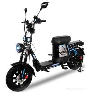 Электровелосипед Minako Titan 2.0 2025 (черный/синий)