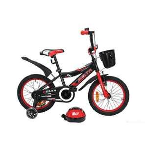 Детский велосипед DELTA Sport 16 (черный/красный)