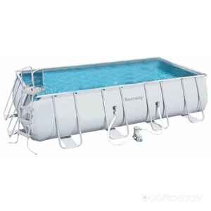 Бассейн Bestway Rectangular Power Steel Frame 56457/56244