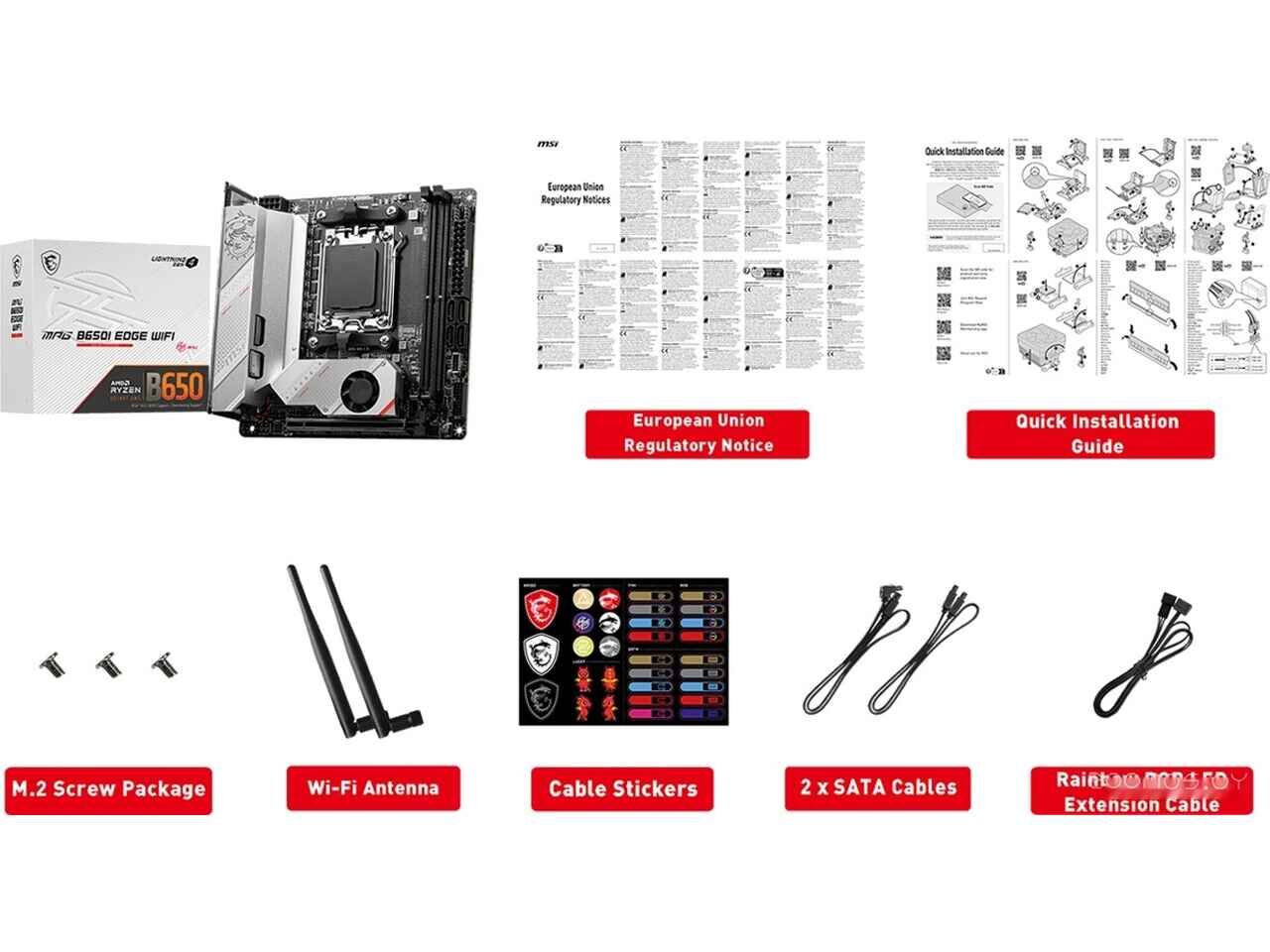 Материнская плата MSI MPG B650I Edge WiFi Материнская плата MSI MPG B650I Edge WiFi