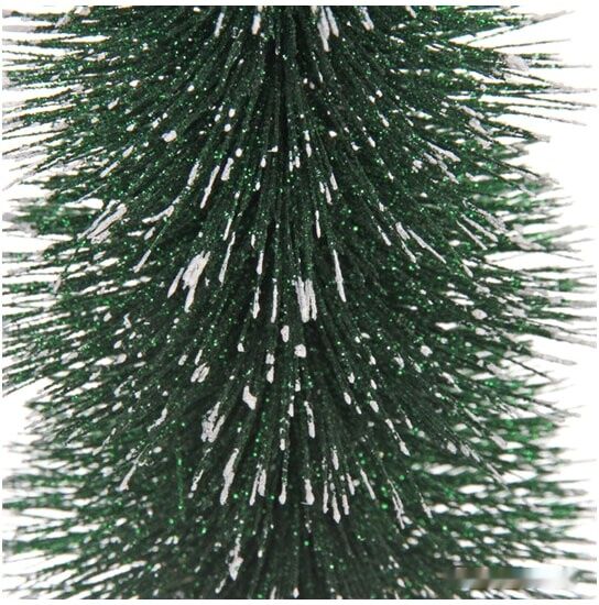 Елочка настольная Серпантин декоративная снежок (зеленый) 201-1298
