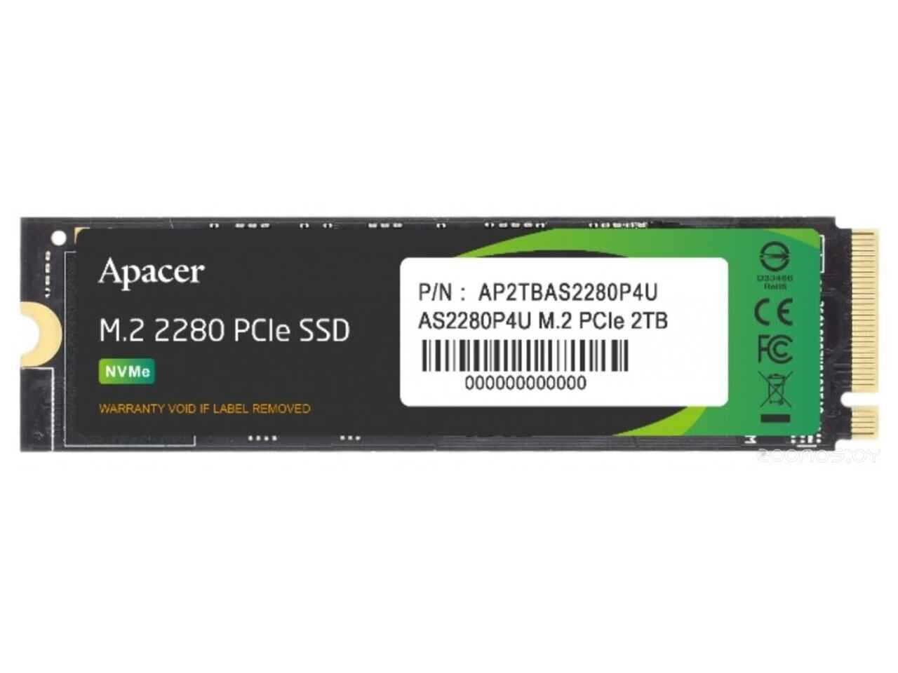 Жесткий диск Apacer AP2TBAS2280P4U-1 Жесткий диск Apacer AP2TBAS2280P4U-1