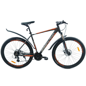 Велосипед GreenLand Discovery 1.0 26 (14, серый/оранжевый, 2025) Велосипед GreenLand Discovery 1.0 26 (14, серый/оранжевый, 2025)