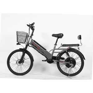 Электровелосипед SameBike Е-Alfa New SB-E-ALFA500-48/10 (серый)