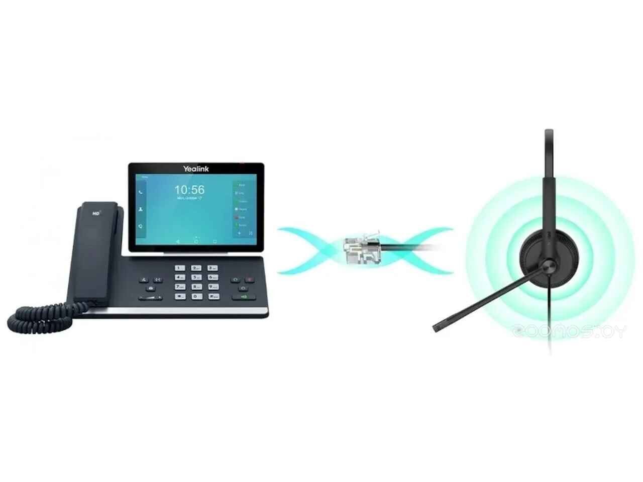 Офисная гарнитура Yealink YHS34 Dual Офисная гарнитура Yealink YHS34 Dual
