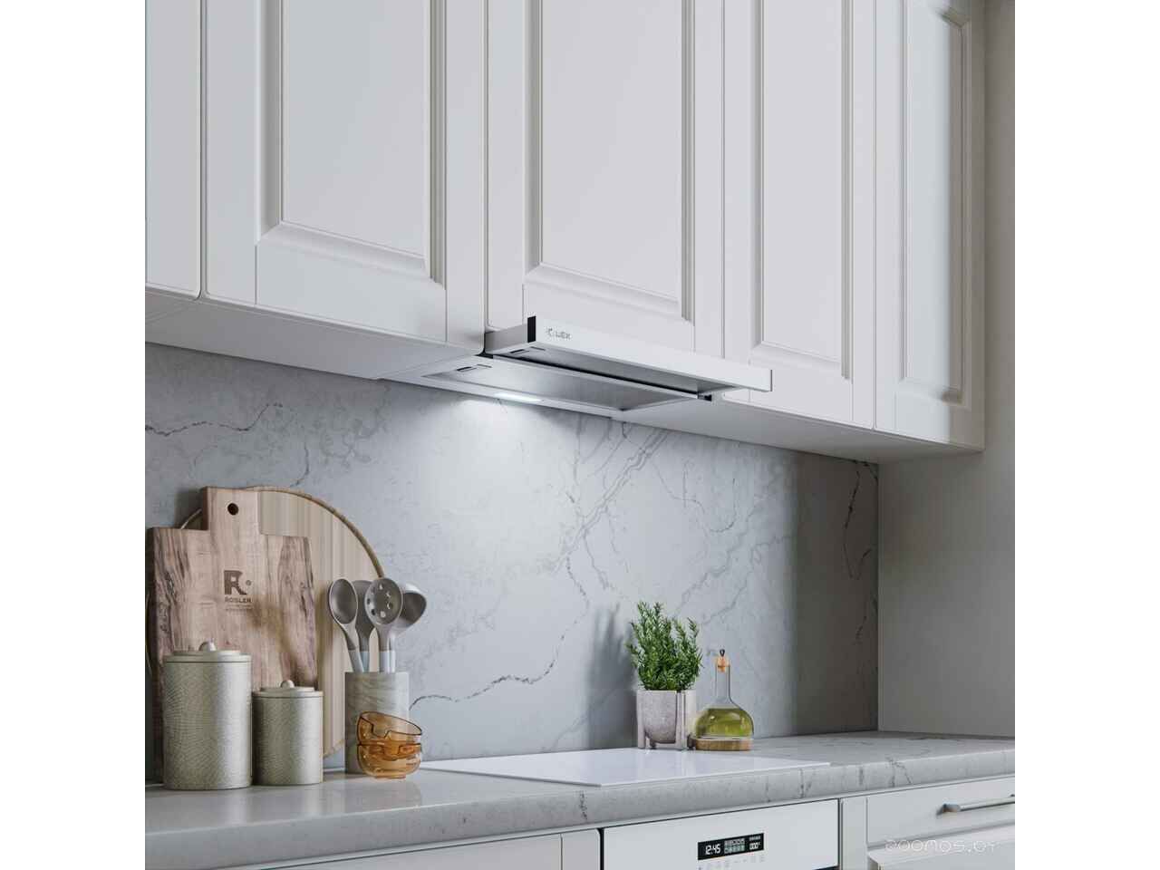 Кухонная вытяжка LEX Hide G 600 (белый) Кухонная вытяжка LEX Hide G 600 (белый)