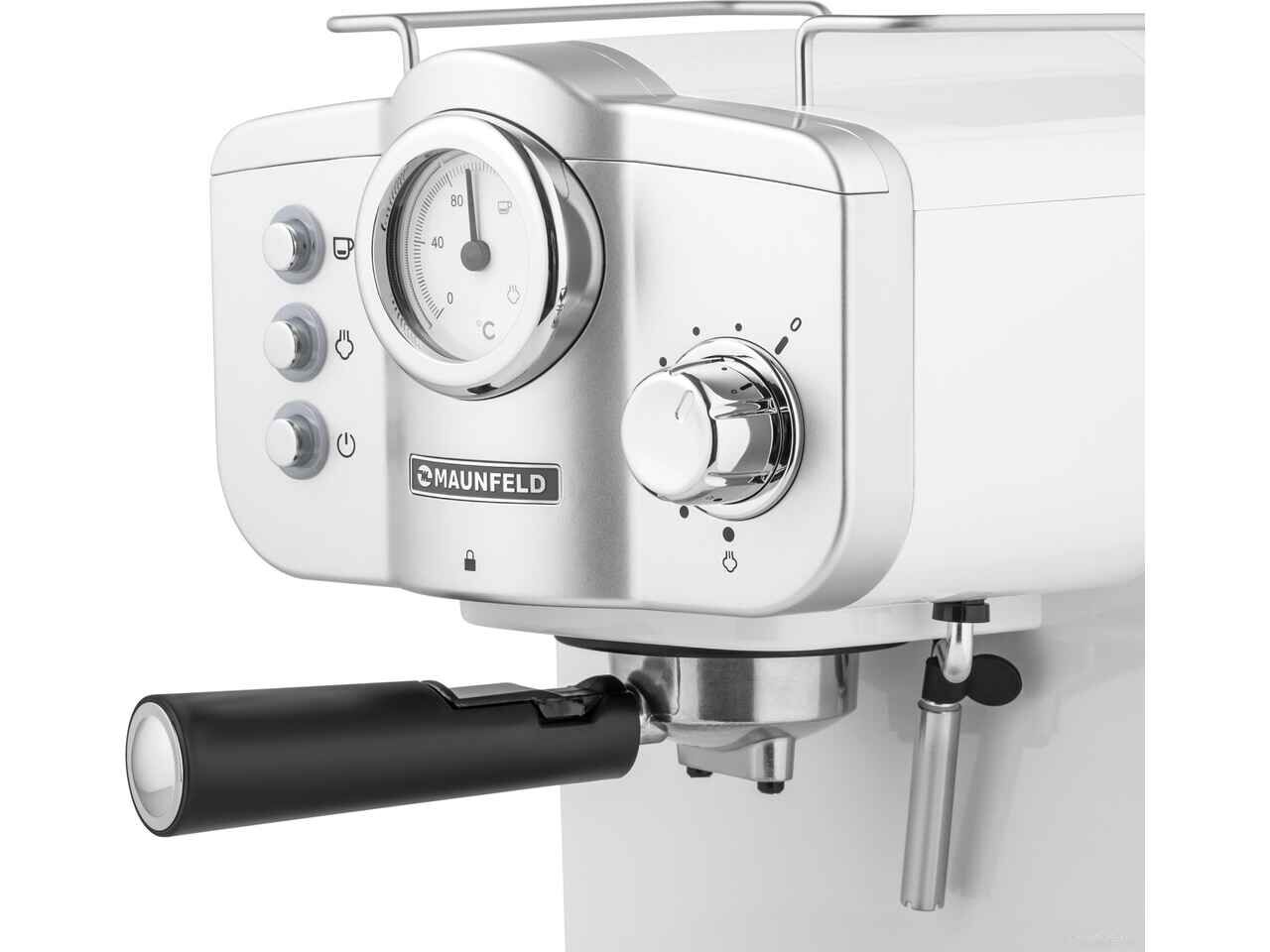 Рожковая помповая кофеварка Maunfeld MF-735WH Pro Рожковая помповая кофеварка Maunfeld MF-735WH Pro