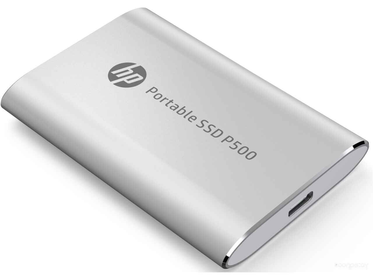 Внешний накопитель HP P500 1TB 1F5P7AA (серебристый) Внешний накопитель HP P500 1TB 1F5P7AA (серебристый)