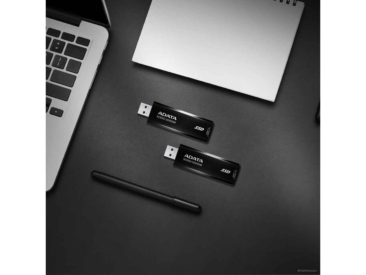 Внешний накопитель A-Data SC610 2TB SC610-2000G-CBK/RD Внешний накопитель A-Data SC610 2TB SC610-2000G-CBK/RD